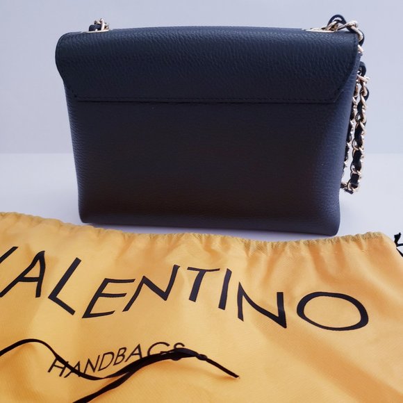 Valentino By Mario Valentino Isabelle Leather Crossbody Bag in Black - Picture 3 of 15